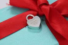 Load image into Gallery viewer, Tiffany &amp; Co. Silver &quot;I Love You&quot; Heart Padlock Pendant
