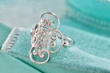 Load image into Gallery viewer, Tiffany &amp; Co. Paloma Picasso Silver Goldoni Quadruplo Ring
