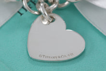 Load image into Gallery viewer, Return To Tiffany &amp; Co. Silver Tilted Heart Charm Bracelet
