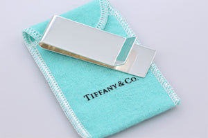 Tiffany & Co. Mens Silver Plain Money Clip