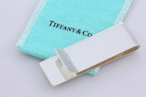 Tiffany & Co. Mens Silver Plain Money Clip