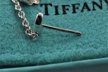 Load image into Gallery viewer, Tiffany &amp; Co. Silver Dangling Heart Lariat Earrings
