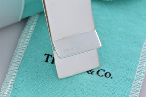 Tiffany & Co. Mens Silver Plain Money Clip