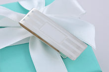 Load image into Gallery viewer, Tiffany &amp; Co. Mens Silver Stripe Monogram Money Clip
