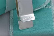 Load image into Gallery viewer, Tiffany &amp; Co. Mens Silver Stripe Monogram Money Clip
