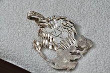 Load image into Gallery viewer, Sterling Silver Leo Lion Etched Pendant
