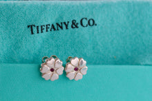 Load image into Gallery viewer, Tiffany &amp; Co. Paloma Picasso Pink Sapphire Crown of Hearts Stud Earrings
