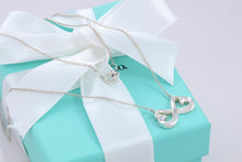 Load image into Gallery viewer, Tiffany &amp; Co. Paloma Picasso Silver Double Loving Heart 17&quot; Necklace
