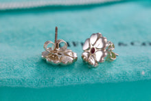 Load image into Gallery viewer, Tiffany &amp; Co. Paloma Picasso Pink Sapphire Crown of Hearts Stud Earrings
