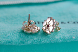 Tiffany & Co. Paloma Picasso Pink Sapphire Crown of Hearts Stud Earrings