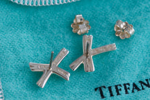 Load image into Gallery viewer, Tiffany &amp; Co. Paloma Picasso Tenderness Hearts &quot;X&quot; Earrings
