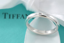 Load image into Gallery viewer, Tiffany &amp; Co. Elsa Peretti Silver Diamond Stacking Band Ring
