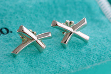 Load image into Gallery viewer, Tiffany &amp; Co. Paloma Picasso Tenderness Hearts &quot;X&quot; Earrings
