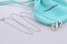 Load image into Gallery viewer, Tiffany &amp; Co. Paloma Picasso Silver Double Loving Heart 17&quot; Necklace
