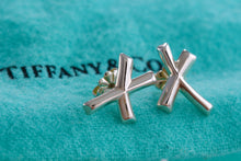 Load image into Gallery viewer, Tiffany &amp; Co. Paloma Picasso Tenderness Hearts &quot;X&quot; Earrings
