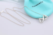 Load image into Gallery viewer, Tiffany &amp; Co. Paloma Picasso Silver Double Loving Heart 17&quot; Necklace
