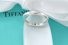 Load image into Gallery viewer, Tiffany &amp; Co. Elsa Peretti Silver Diamond Stacking Band Ring
