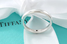Load image into Gallery viewer, Tiffany &amp; Co. Elsa Peretti Silver Diamond Stacking Band Ring
