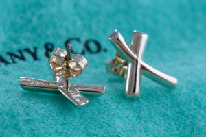 Tiffany & Co. Paloma Picasso Tenderness Hearts "X" Earrings