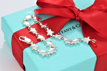 Load image into Gallery viewer, Tiffany &amp; Co. Silver Chain of Stars Link Bracelet
