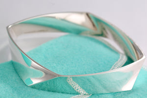 Frank Gehry Square Torque Bangle Bracelet