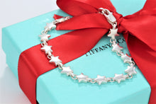 Load image into Gallery viewer, Tiffany &amp; Co. Silver Chain of Stars Link Bracelet
