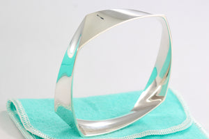 Frank Gehry Square Torque Bangle Bracelet