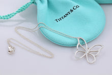Load image into Gallery viewer, Tiffany &amp; Co. Nature Silver Large Butterfly Necklace
