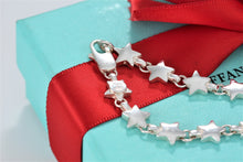 Load image into Gallery viewer, Tiffany &amp; Co. Silver Chain of Stars Link Bracelet
