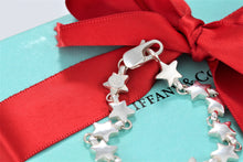Load image into Gallery viewer, Tiffany &amp; Co. Silver Chain of Stars Link Bracelet
