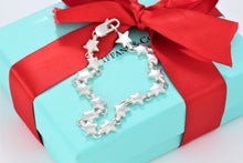 Load image into Gallery viewer, Tiffany &amp; Co. Silver Chain of Stars Link Bracelet
