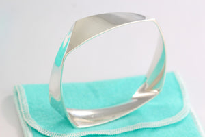 Frank Gehry Square Torque Bangle Bracelet