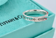 Load image into Gallery viewer, 100% Authentic Tiffany &amp; Co. Silver 1837 Narrow Band Ring
