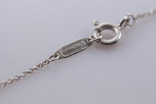 Load image into Gallery viewer, Tiffany &amp; Co. Silver Small Filigree Keyhole Heart Necklace
