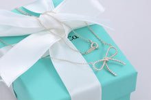 Load image into Gallery viewer, Tiffany &amp; Co. Silver Twist Ribbon Bow Necklace
