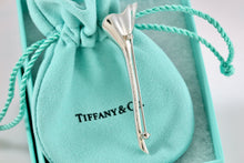 Load image into Gallery viewer, Tiffany &amp; Co. Nature Silver Ginko Leaf Flower Pedal Brooch Pin
