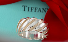 Load image into Gallery viewer, Tiffany &amp; Co. Atlas Twist Groove Stripe Wide Band Ring
