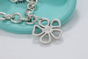 Tiffany & Co. Nature Silver Open Flower Bracelet