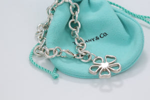 Tiffany & Co. Nature Silver Open Flower Bracelet