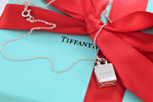 Load image into Gallery viewer, Tiffany &amp; Co. Silver Tiffany Shopping Bag Charm Pendant Necklace
