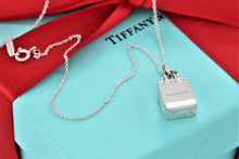 Load image into Gallery viewer, Tiffany &amp; Co. Silver Tiffany Shopping Bag Charm Pendant Necklace

