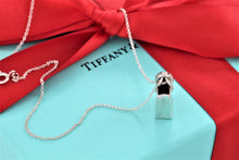 Load image into Gallery viewer, Tiffany &amp; Co. Silver Tiffany Shopping Bag Charm Pendant Necklace
