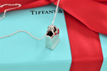 Load image into Gallery viewer, Tiffany &amp; Co. Silver Tiffany Shopping Bag Charm Pendant Necklace
