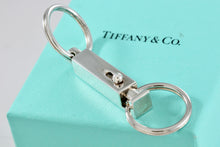 Load image into Gallery viewer, Tiffany &amp; Co. Large Rectangle Box Valet Double Key Ring Keychain Classic
