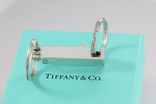 Load image into Gallery viewer, Tiffany &amp; Co. Large Rectangle Box Valet Double Key Ring Keychain Classic

