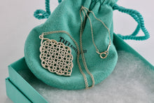 Load image into Gallery viewer, Tiffany &amp; Co. Paloma Picasso Silver Large Marrakesh Medallion Pendant Necklace
