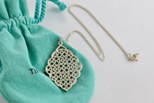 Load image into Gallery viewer, Tiffany &amp; Co. Paloma Picasso Silver Large Marrakesh Medallion Pendant Necklace
