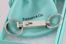 Load image into Gallery viewer, Tiffany &amp; Co. Large Rectangle Box Valet Double Key Ring Keychain Classic
