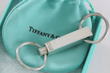 Load image into Gallery viewer, Tiffany &amp; Co. Large Rectangle Box Valet Double Key Ring Keychain Classic
