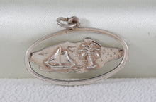 Load image into Gallery viewer, Sterling Silver Nassau Bahamas Island Charm Pendant
